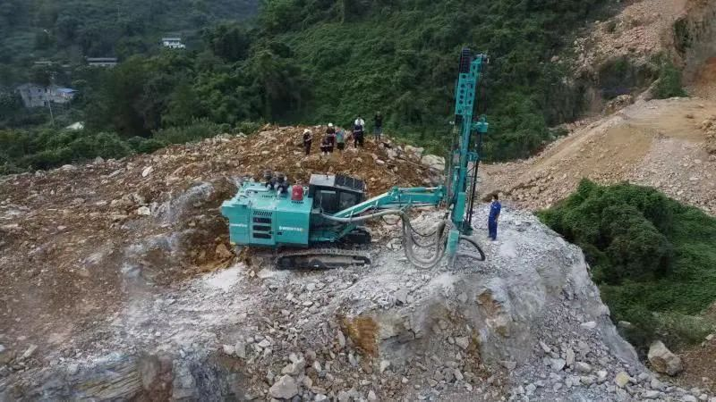 助力绿色矿山建设，55世纪智能“凿岩先锋”SWDH系列顶锤钻机大展身手
