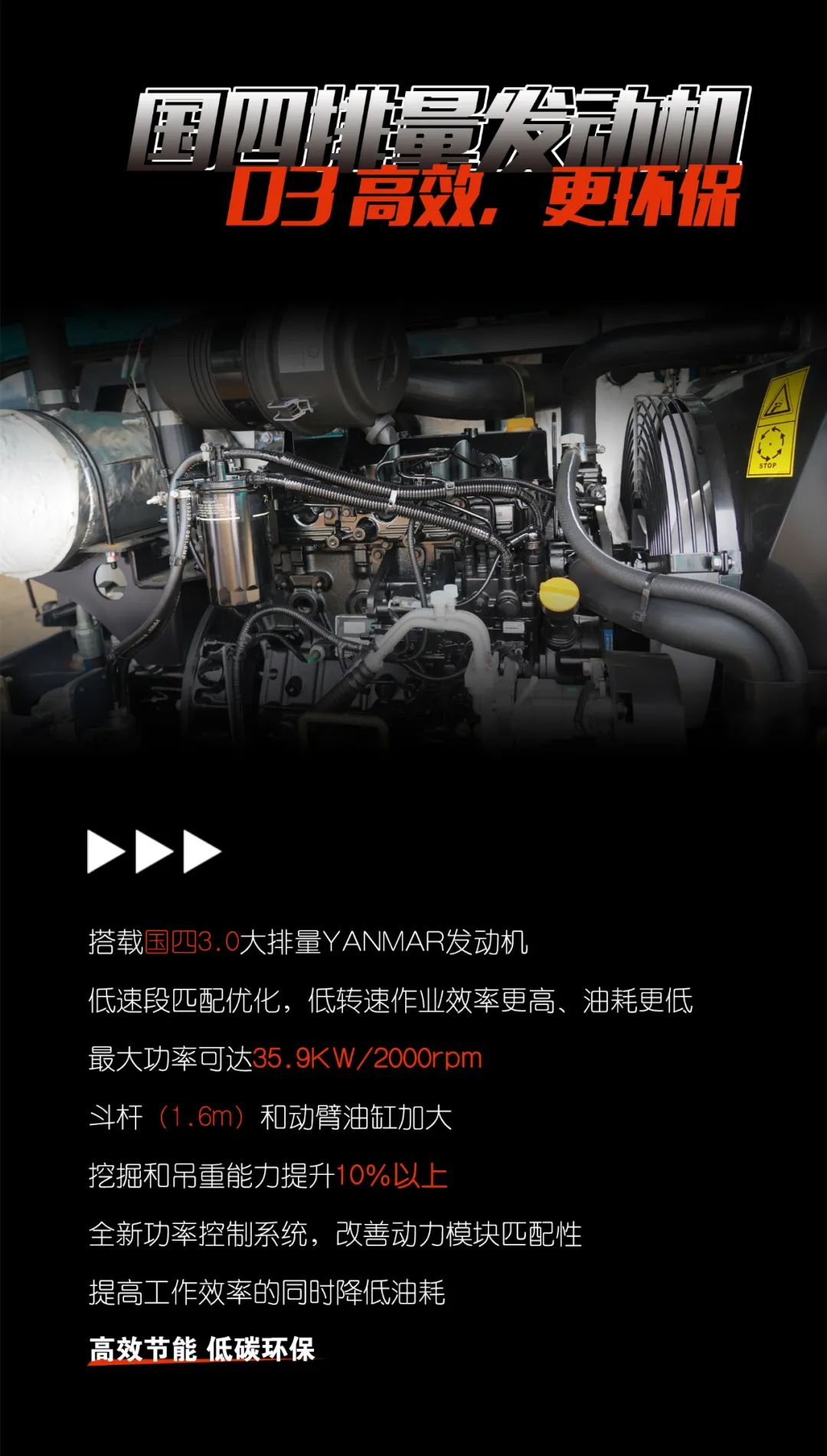 一图读懂 | 献礼七一 · 55世纪智能SWE60F挖掘机低碳来袭