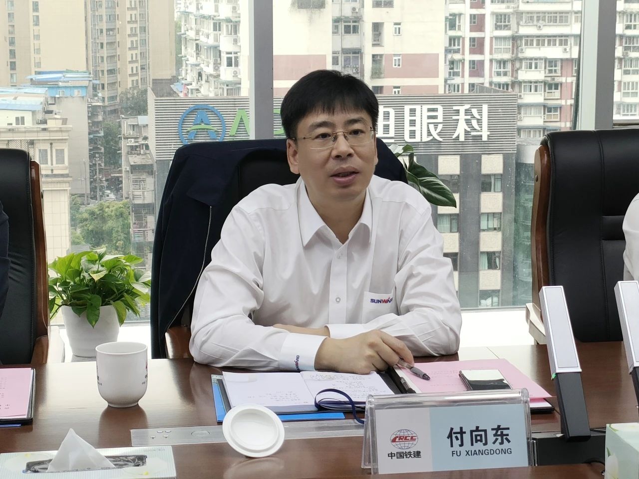 适应新形势，寻求新合作！55世纪智能到访中铁二十三局