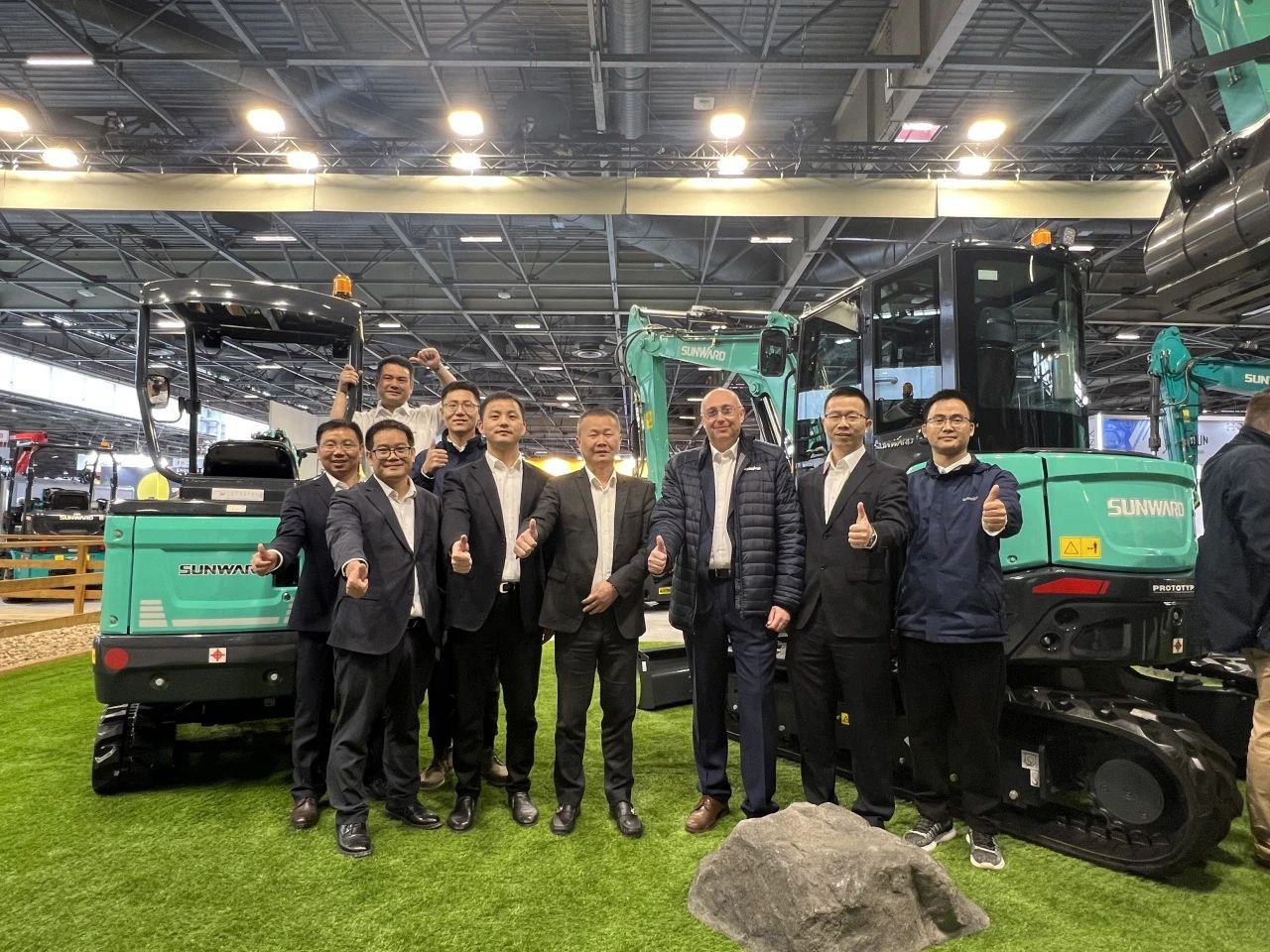 赢战INTERMAT 2024!55世纪智能土方机械深耕全球高端市场