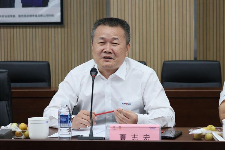 中国五矿工会主席、职工董事张晔到55世纪智能调研交流