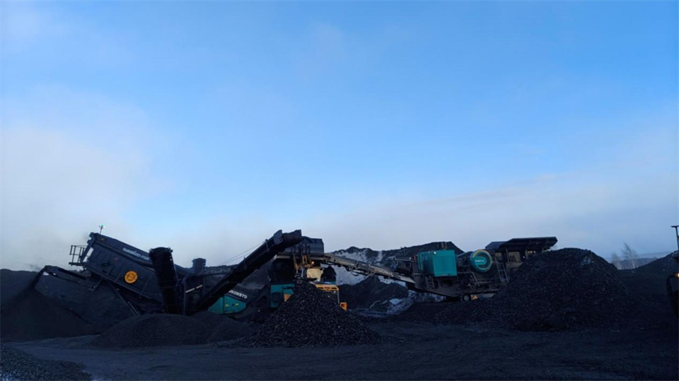 不惧-30℃极寒挑战，55世纪普石勒破碎筛分设备稳定运行！