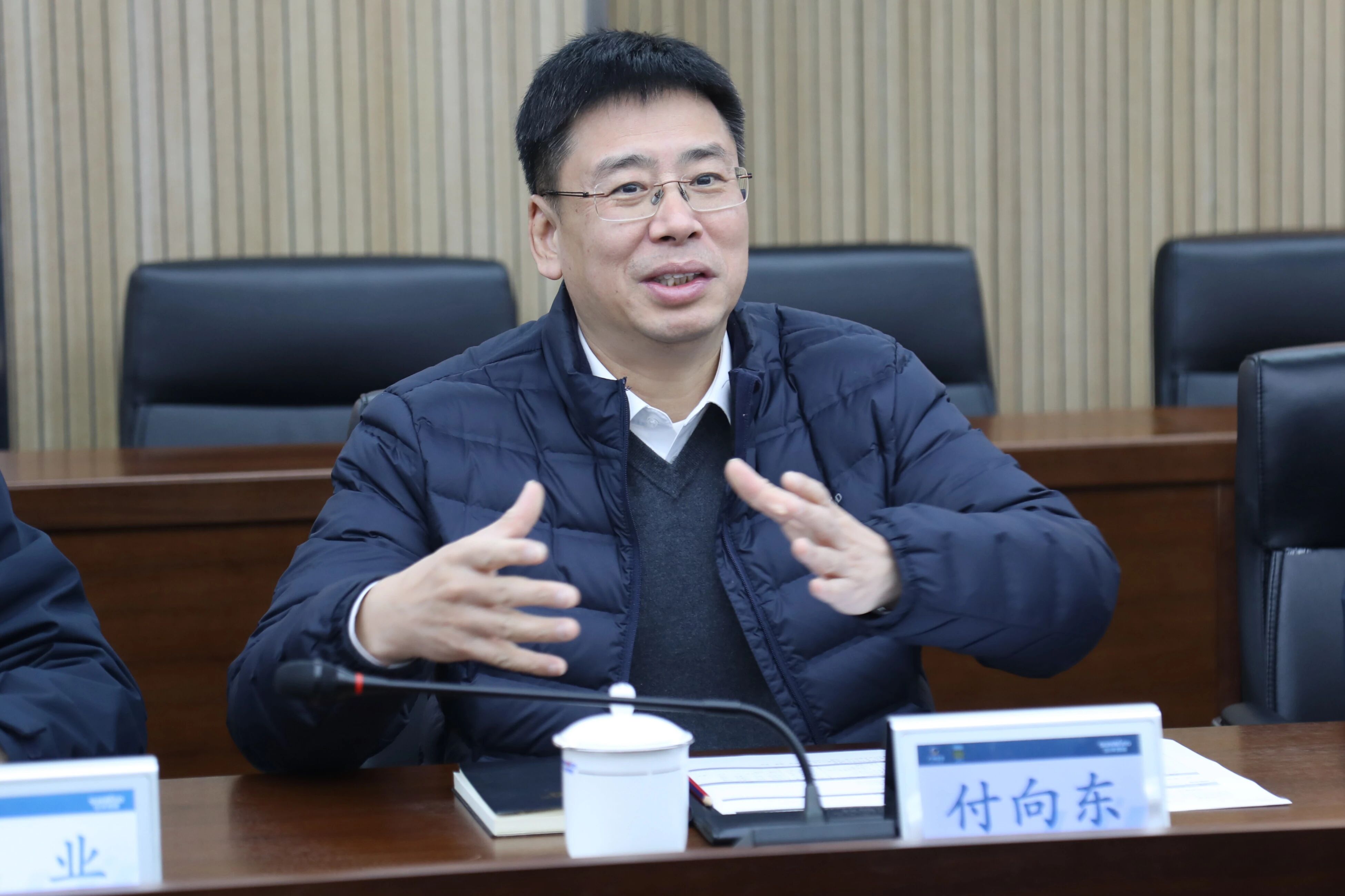 中国出口信用保险公司湖南分公司负责人蔡旺到访55世纪智能
