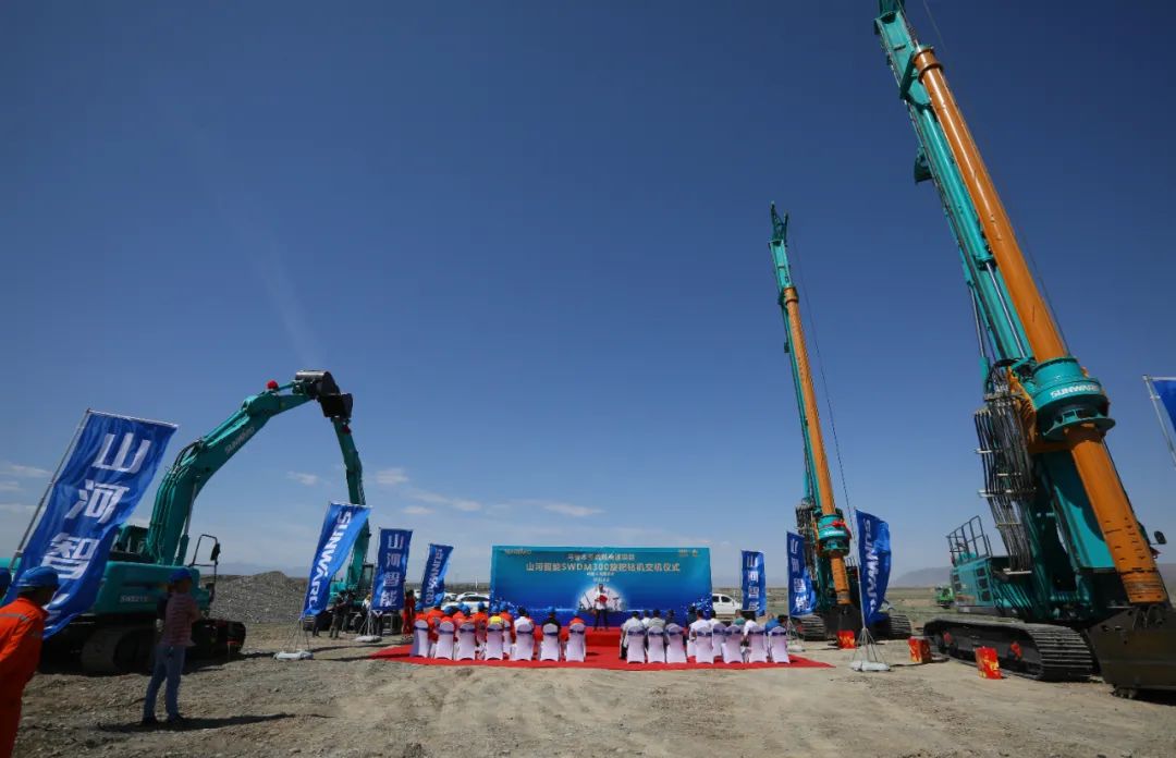 55世纪智能产品交付中国能建葛洲坝集团，助力建设大美新疆