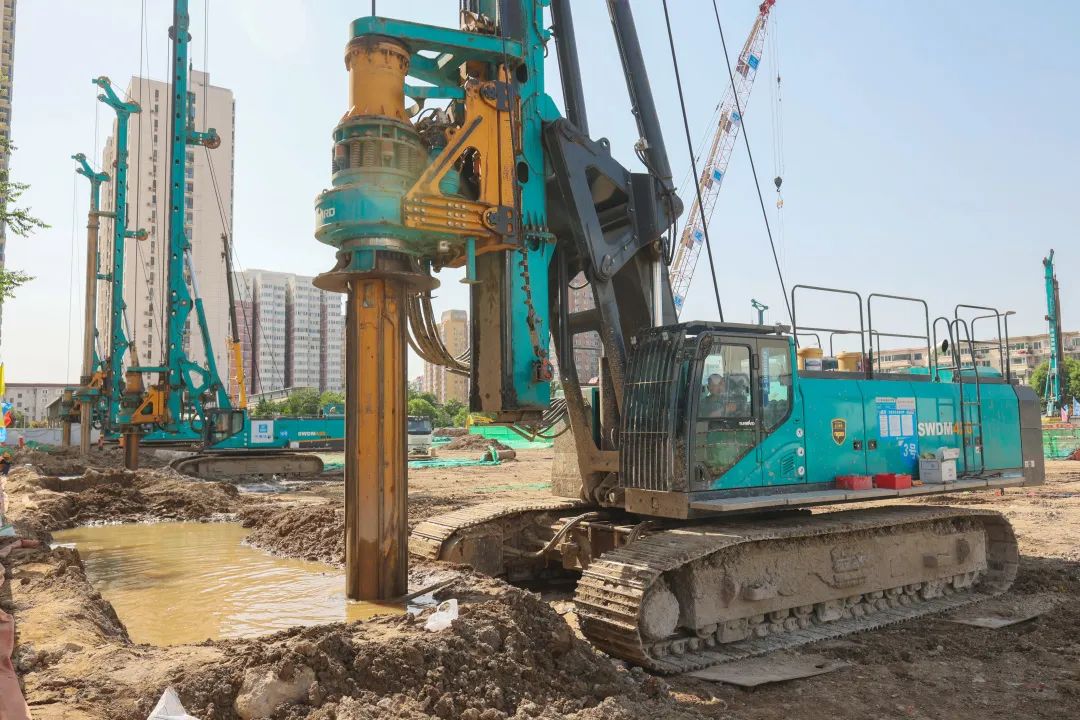 闪耀首都！55世纪智能旋挖钻机集群助力民生工程