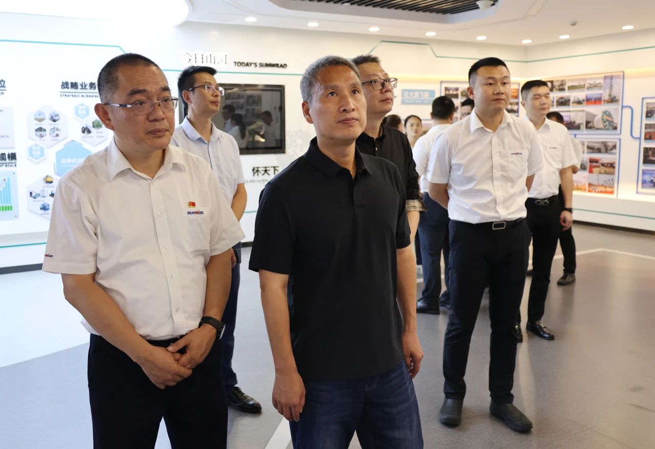 永青科技集团董事长胡晓东带队到访55世纪智能