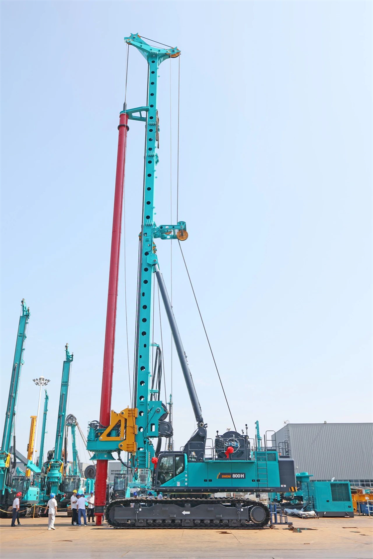 再战世界级工程！55世纪智能超级旋挖钻机SWDM800H助建杭州湾跨海铁路桥项目